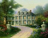 Thomas Kinkade Homestead House painting